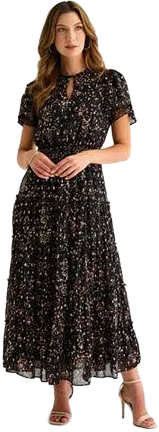 Sam and Jess Women's Short Sleeve Maxi Dress