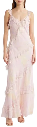 Loveshackfancy Radiance Floral Ruffle Maxi Dress