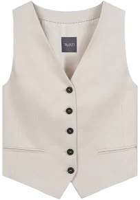 Inavati Women's Neutrals Slim Fit Vest