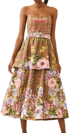 Victorian Floral Daisy Dress