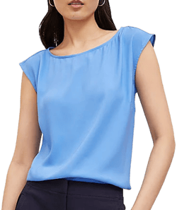 Ann Taylor Women's Sleeveless Crew Neck Top