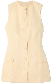 Faithfull Jane Linen Vest