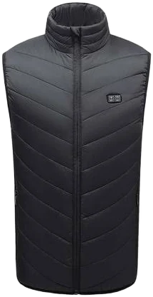 Haiming Electric Heated Vest for Men Women Winter Rechargeable USB Zip up Jackets Plus Size Casual