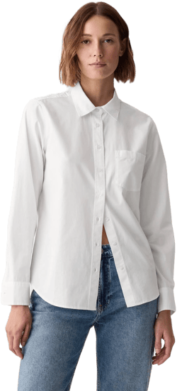 Gap Women's Organic Cotton Poplin Classic Shirt