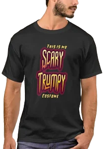 Scary Trumpy Halloween Costume Trump Ultra Maga CR T-Shirt