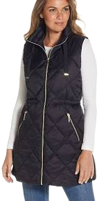 Weatherproof Women's Diamond-Quilted Puffer Vest