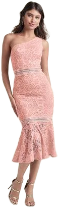 One-Shoulder Lace Dress