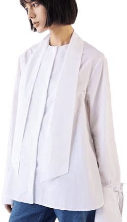 W Concept TAV A-Line Scarf Blouse