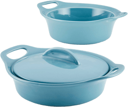 Rachael Ray 3-Piece Ceramic Casserole Bakers Set