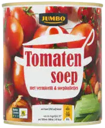 Jumbo Tomato Soup with Vermicelli and Soup Balls