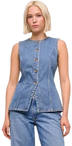 Abercrombie & Fitch Women's Denim Vest
