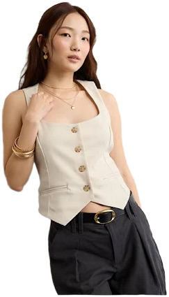 AE Women's Square Neck Vest