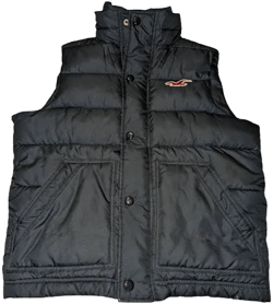Hollister Men's Full Zip Down Insulated Puffer Vest