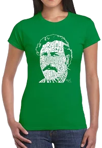 Los Angeles Pop Art Pablo Escobar Women's Word Art T-Shirt