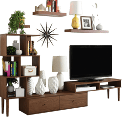 Baxton Studio Haversham Mid-Century Retro Modern TV Stand