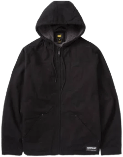CAT WORKWEAR Men's Hooded Sherpa Lined Jacket