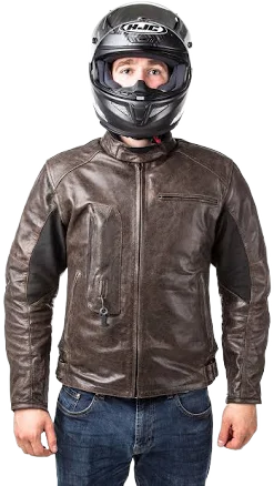Helite Leather Airbag Jacket