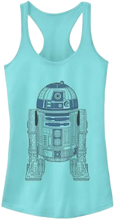 Fifth Sun Star Wars R2-D2 Racerback Tank Top