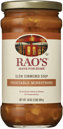 Rao's Homemade Vegetable Minestrone Soup, 16oz, Real Vegetables, Traditional Italian Heat and Serve Soup Vegetable Minestrone 16 Fl Oz (Pack of 1)