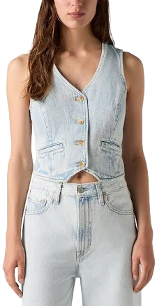 Levi's Women's Amore Cropped Denim Vest
