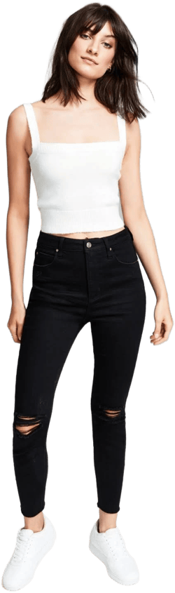 AND Now This Womens Now This High Rise Perfect Zip Fly Skinny Jeans