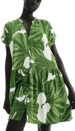 Ladies H&M Crinkled Tunic Dress