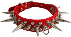 Spiked Studded Leather Dog Collar