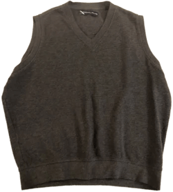 Nicklaus Mens Vest Size L Large Gray 100% Cotton (g)