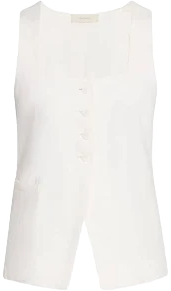Faithfull The Brand Jackie Linen Vest