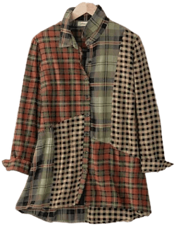 Plaid Tunic
