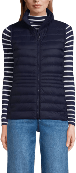 Lands' End Women's Wanderweight Packable Down Vest