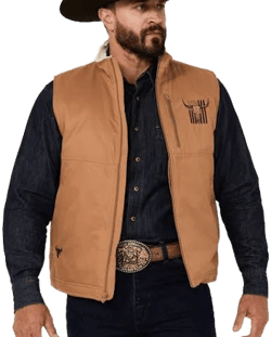 Cowboy Hardware Men's Embroidered Softshell Vest