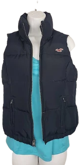 Hollister Women's Puffer Vest Jacket