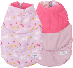 Lucy & Co. The Making Magic Reversible Dog Puffer Jacket