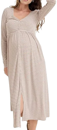 Hatch Women's The Softest Rib Nursing Dress