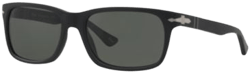 Persol Polarized Rectangle Sunglasses, 58mm