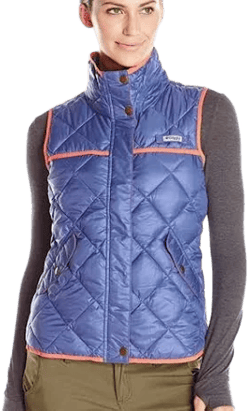 Columbia Womens Jackets & Coats Columbia Pfg Light Blue Harborside Quilted Vest