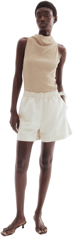 H&M Linen-Blend Shorts