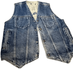 Levis Vtg Usa Lined Denim Vest
