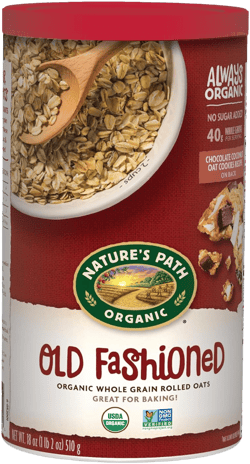 Nature's Path Organic Old Fashioned Oats Oatmeal, 18 oz (Pack of 1), Non-GMO Old Fashioned 18 Ounce (Pack of 1)
