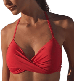Womens NEXT Padded Wired Plunge Bikini Top