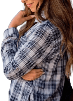 Plaid Tunic