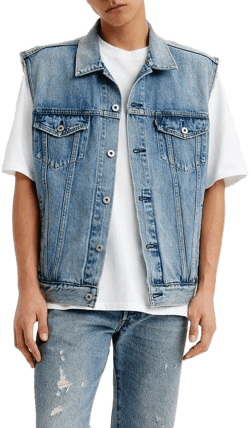 Levi's Men's Relaxed Trucker Jacket Vest