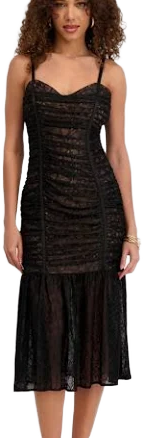 Siena Women's Lace Sleeveless Midi Dress