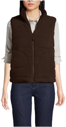 Lands' End Women's Reversible Quilted Insulated Vest