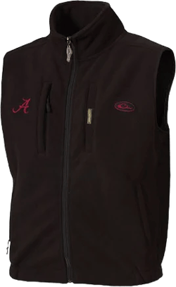 Drake Waterfowl Men's University of Alabama Windproof Layering Vest