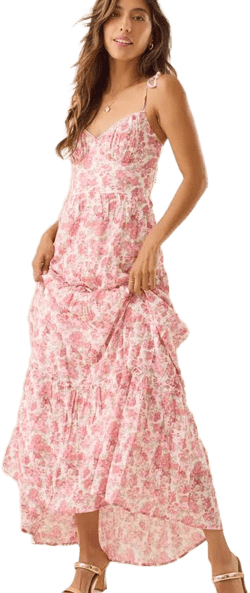 Altar'd State Fifi Sleeveless Floral Maxi Dress