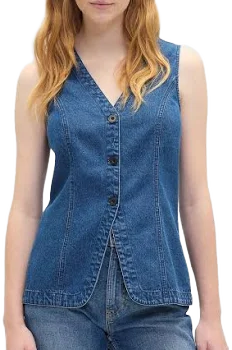 Gap Women's Longline Denim Waistcoat