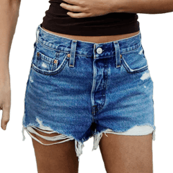 Levi's Women's 501 Original Fit High Rise Denim Shorts