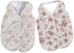 Floral Vintage Quilted Vest